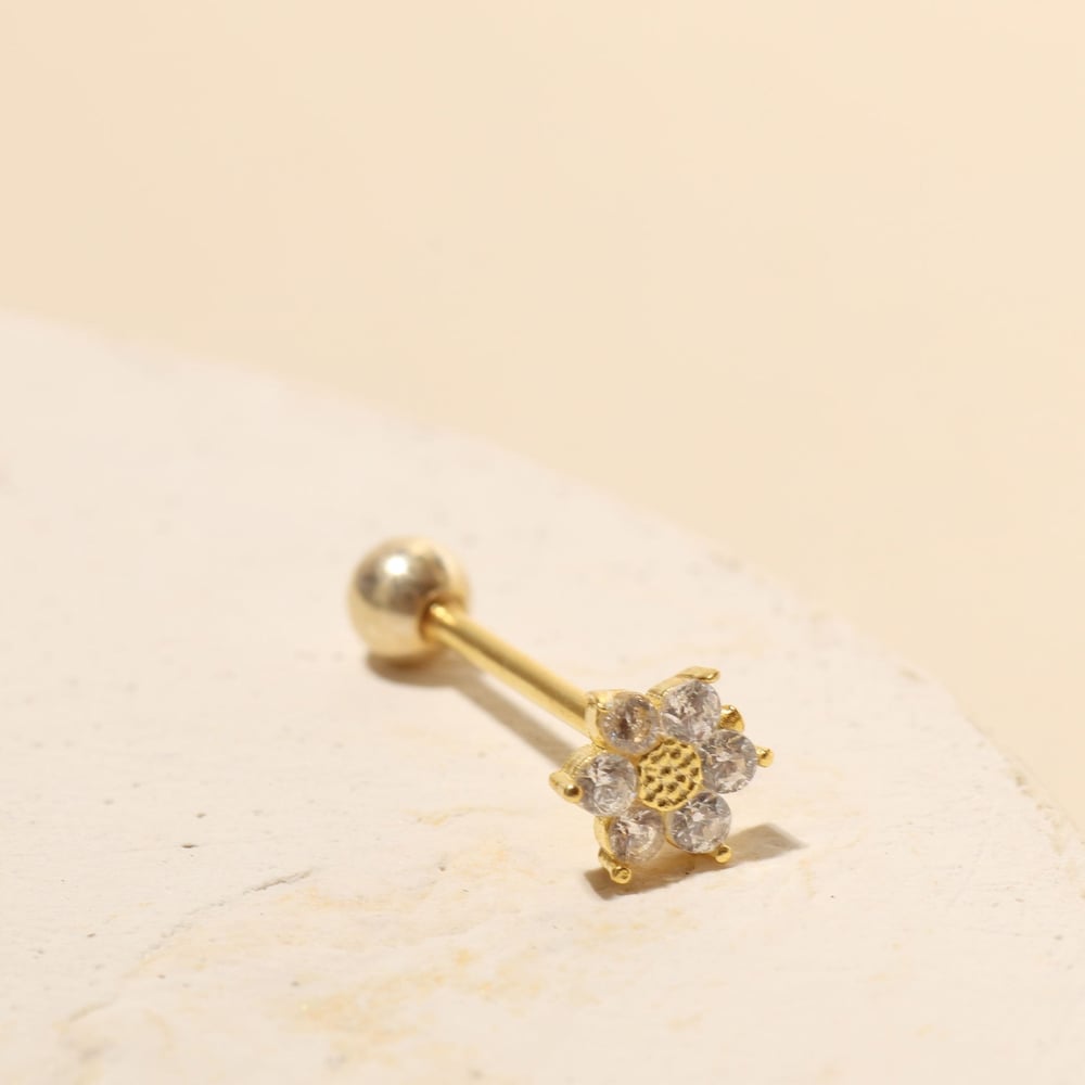 Çiçek Piercing 717120 Gold