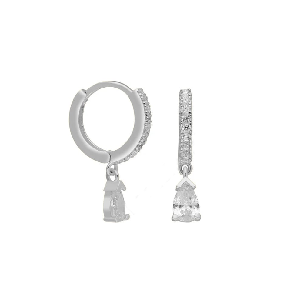 Damla Taşlı Küpe 717106 Rose