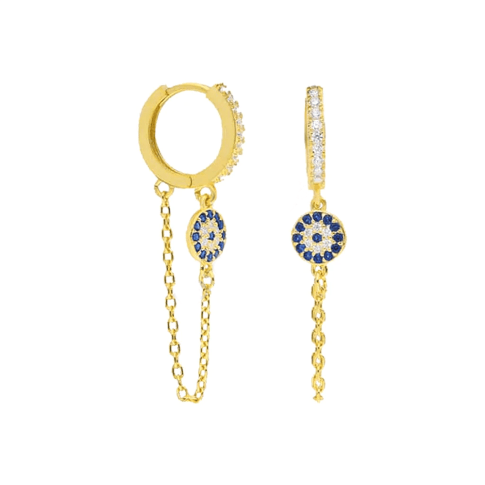 Halka ve Zincir Küpe 717086 Gold