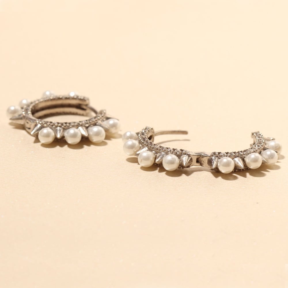 İnci Kübik Küpe 719854 Silver