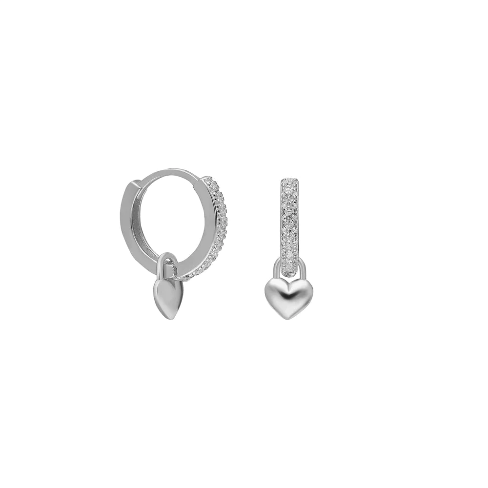 Kalp Halka Küpe 717040 Rose