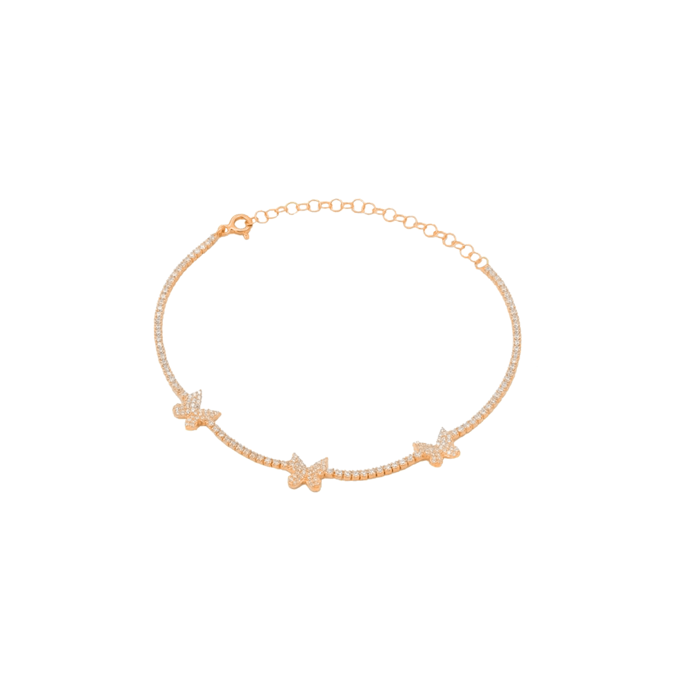 Kelebek Suyolu Bileklik 719169 Rose