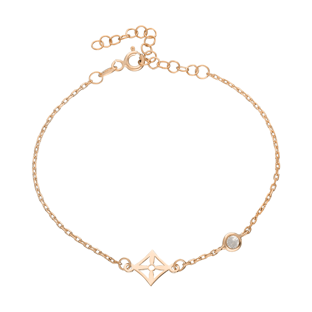 Taşlı Bileklik 717012 Silver