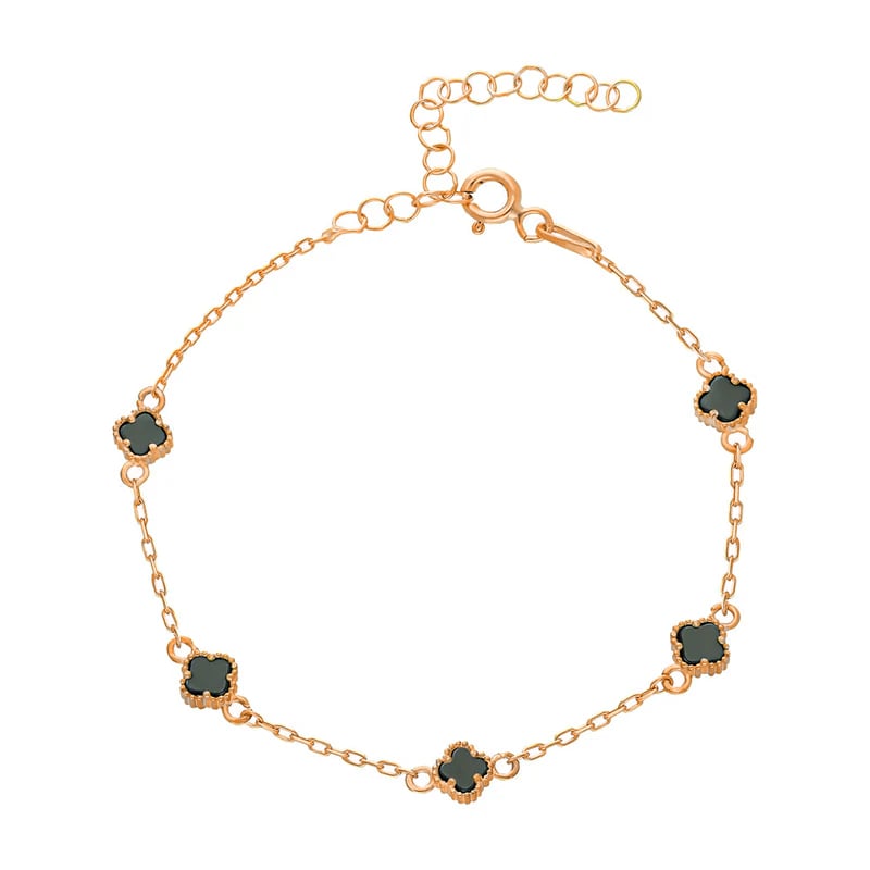 Yeşil Yonca Bileklik 718538 Gold