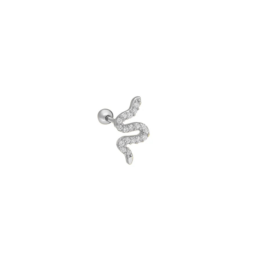 Yılan Piercing 717133 Silver