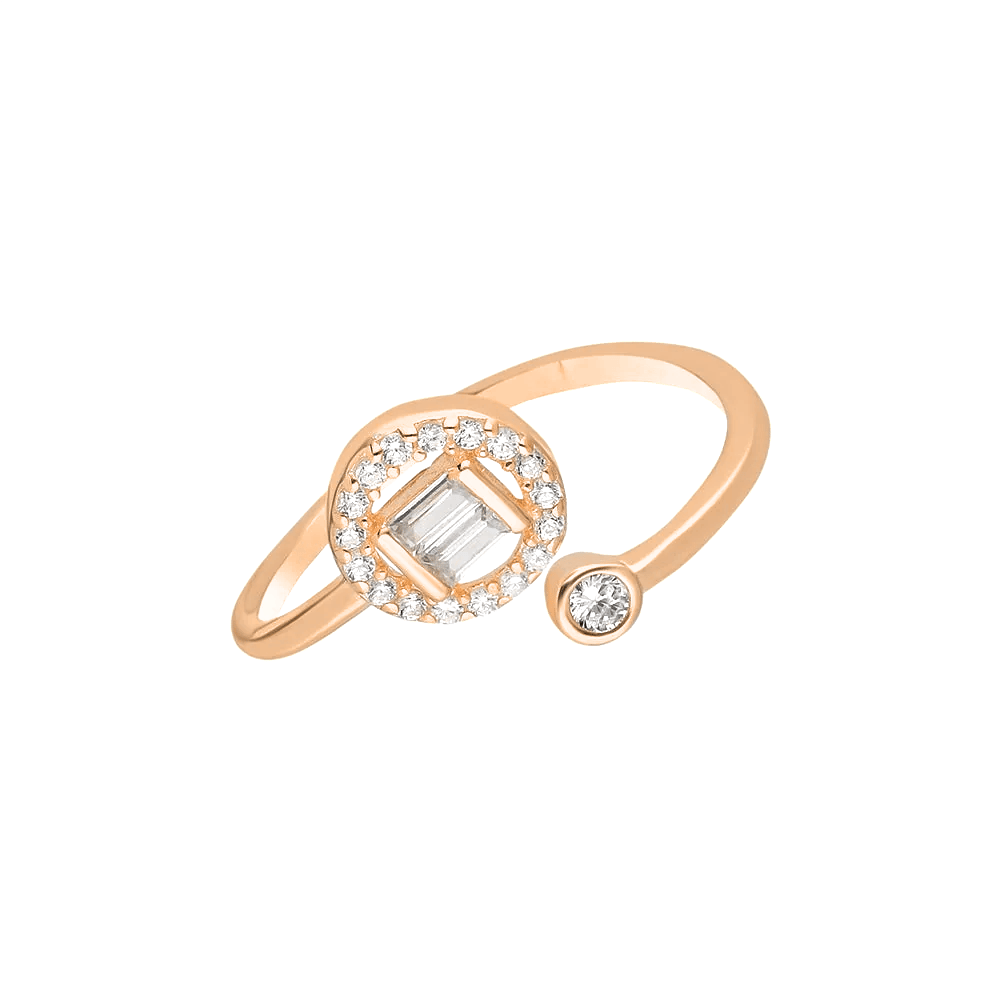 Zirkon Taşlı Yüzük 718866 Gold