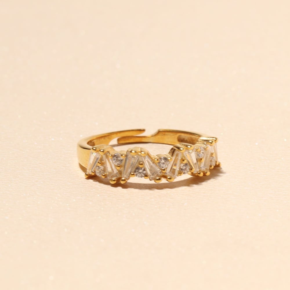 Zirkon Taşlı Yüzük 719255 Gold