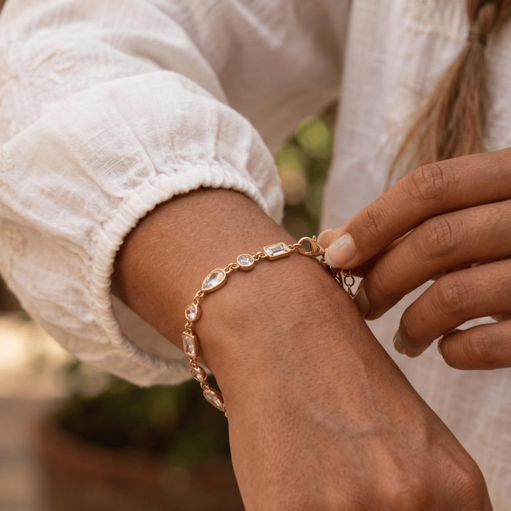 Zirkon Taşlı Bileklik 718550 Silver