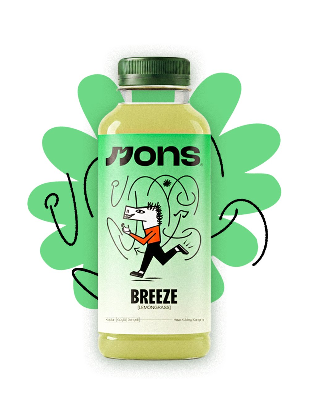 MONS Breeze – Lemongrass Kokteyl Karışımı (1L)