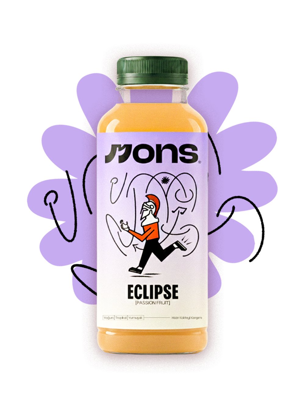 MONS Eclipse – Passion Fruit Kokteyl Karışımı (1L)