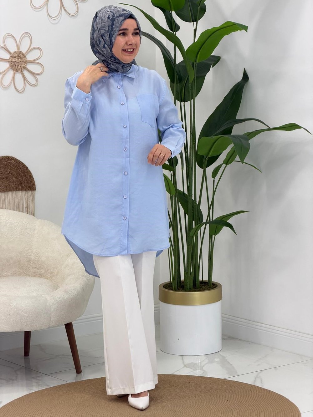 Bebe Mavi Tunik