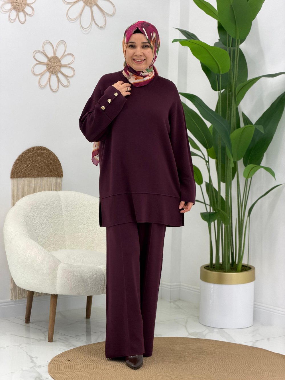 Bordo Triko Takım