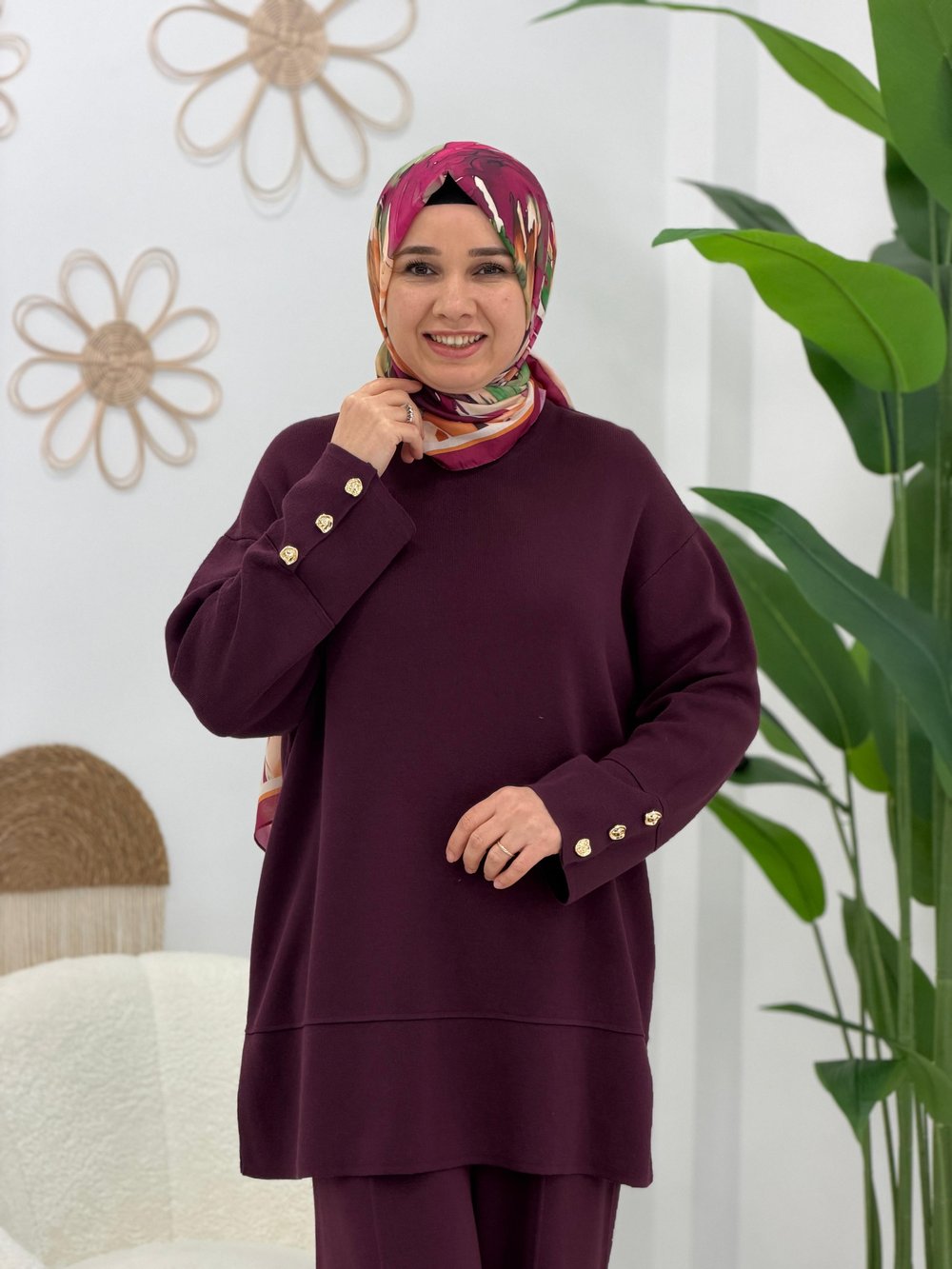 Bordo Triko Takım