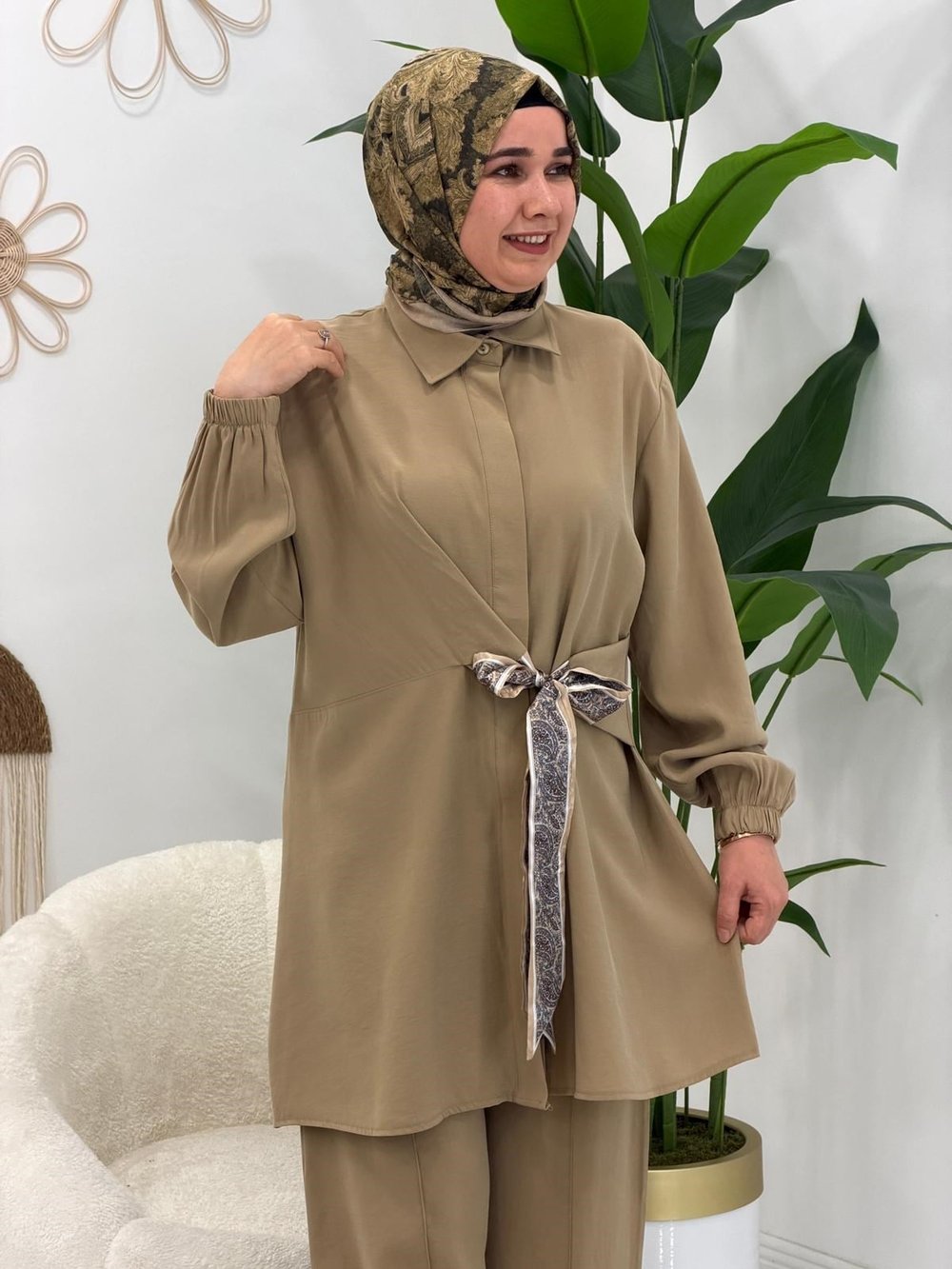 Camel Palermo Pantolonlu Takım