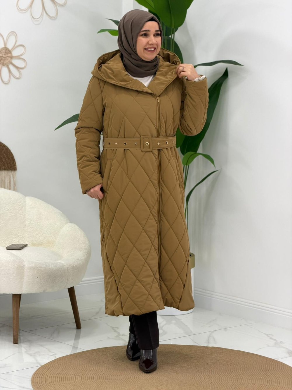 Camel Şişme Mont