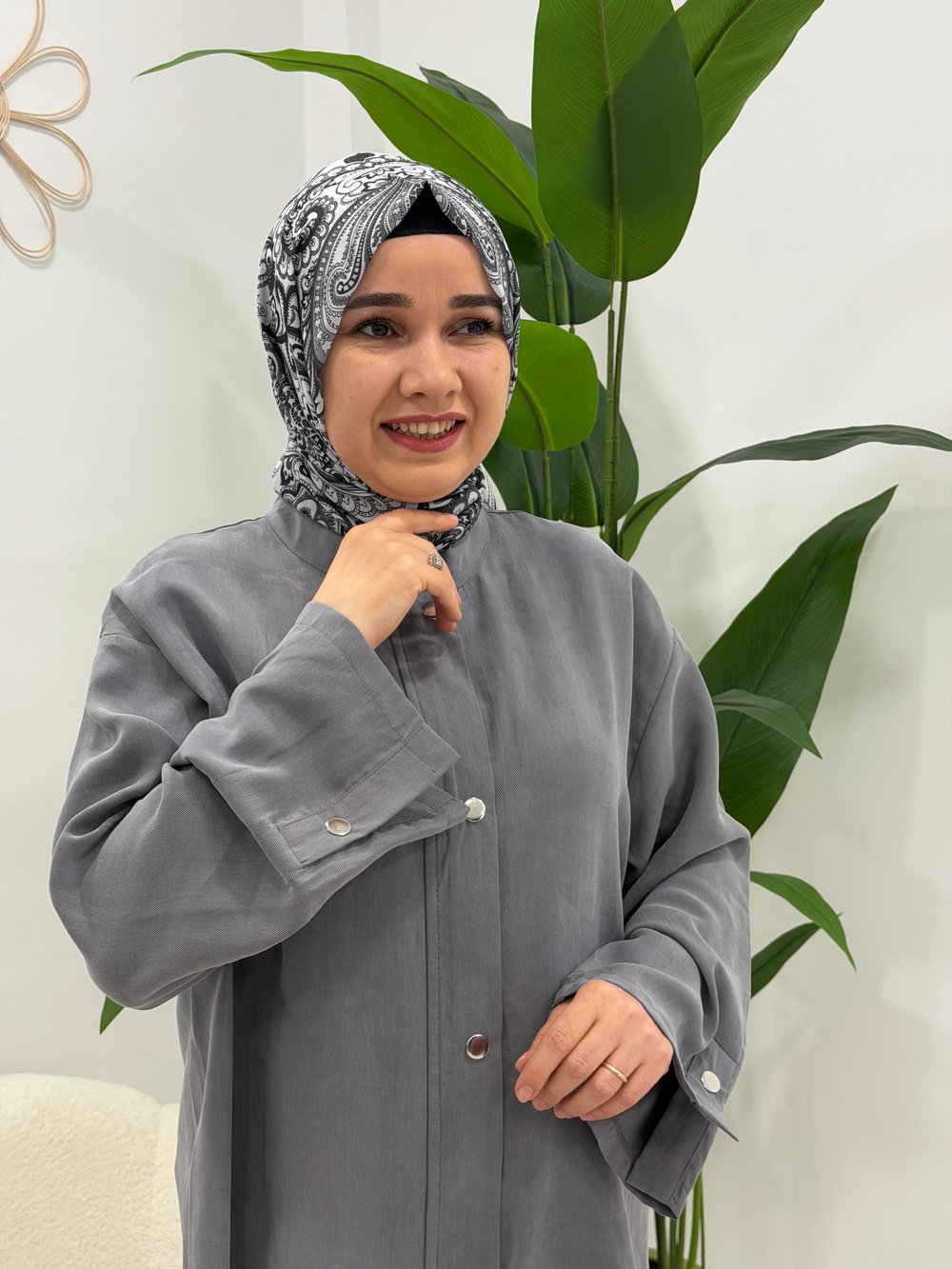 Gri Ceket Tunik