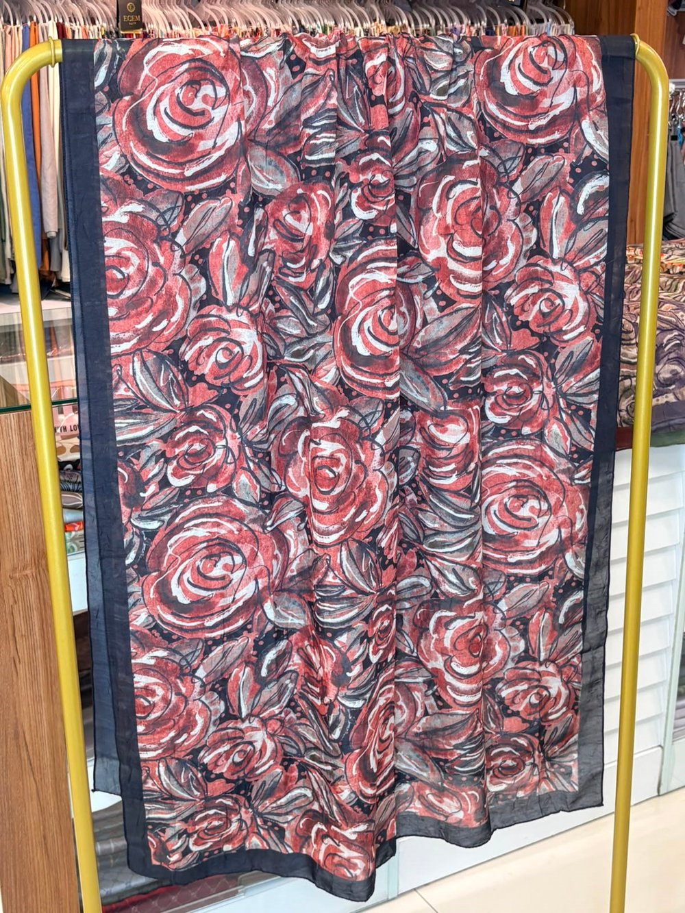 Gül Desenli  Şal