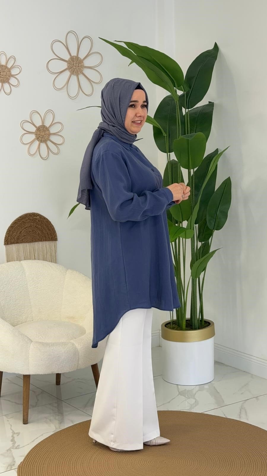 İndigo Tunik