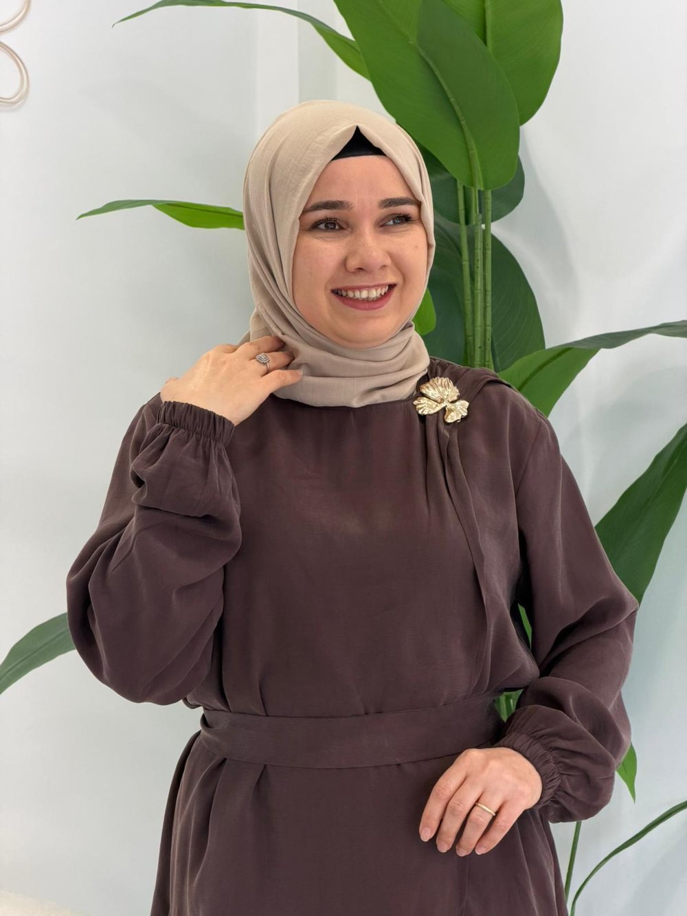 Kahve Aksesuarlı Takım
