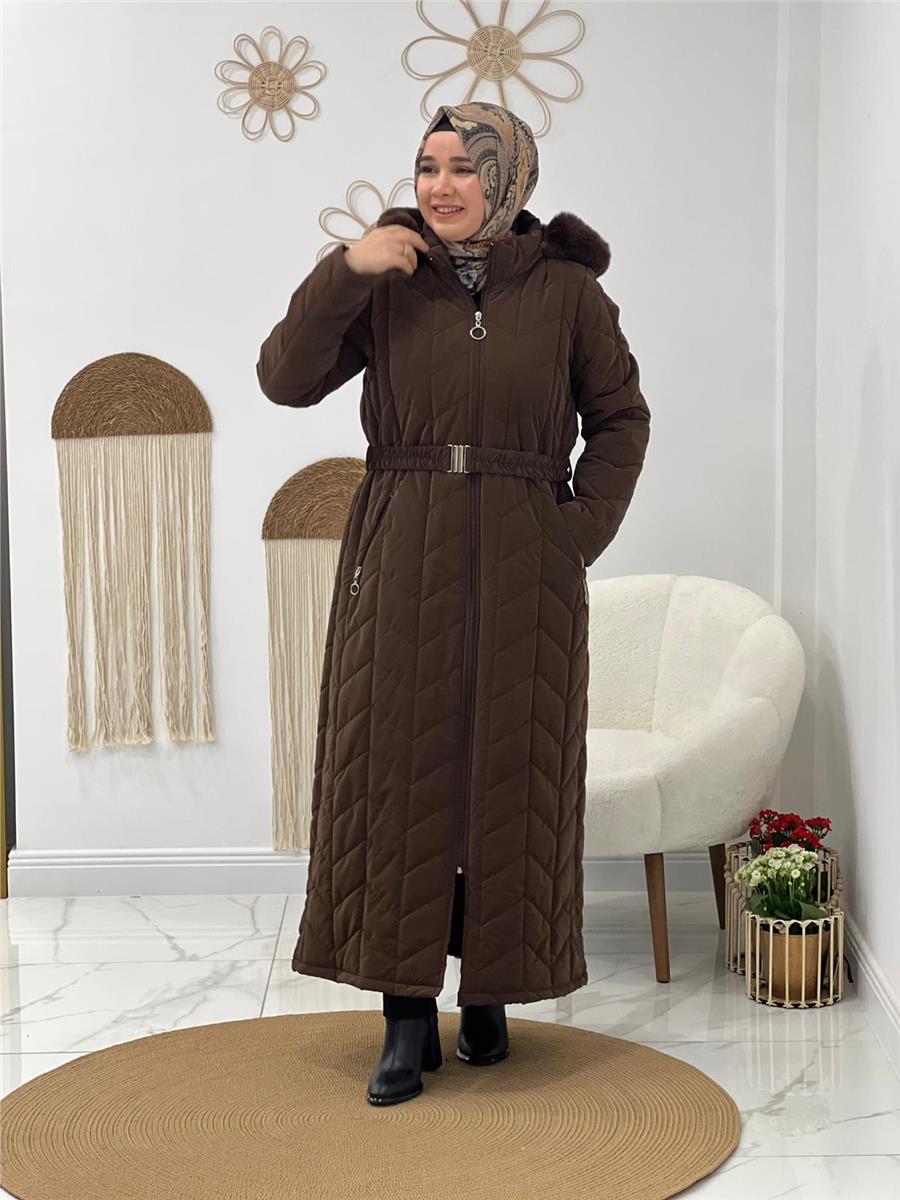 Kahve Şişme Mont