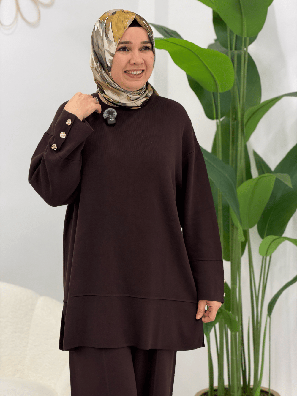 Kahve Triko Takım