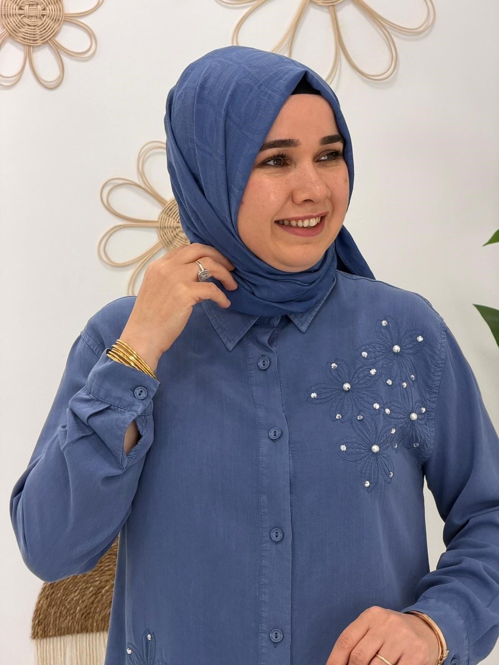 Mavi Tensel Tunik