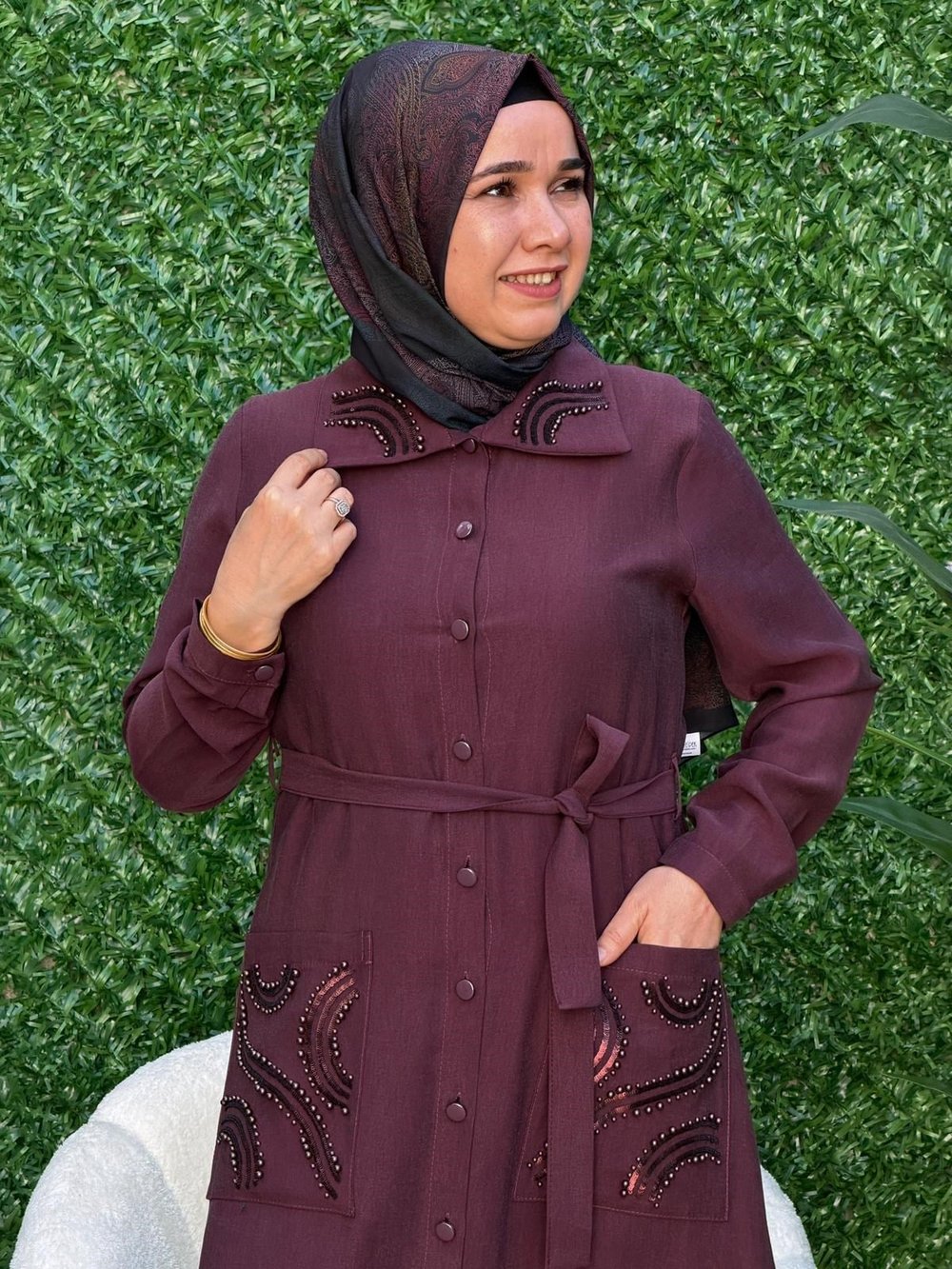 Mürdüm Giyçık Kap