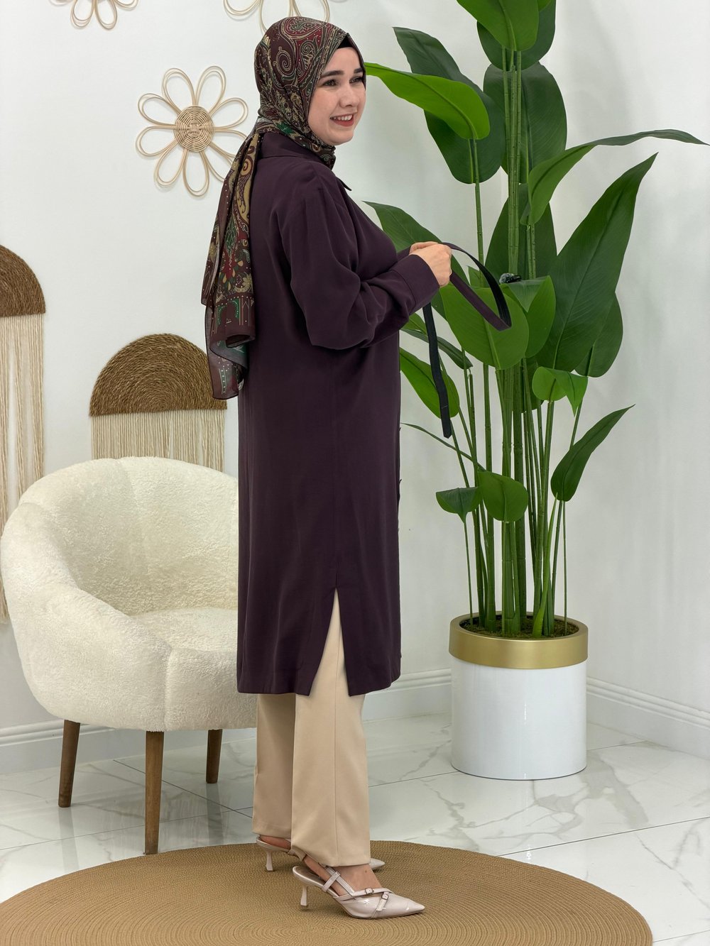Mürdüm Tensel Tunik