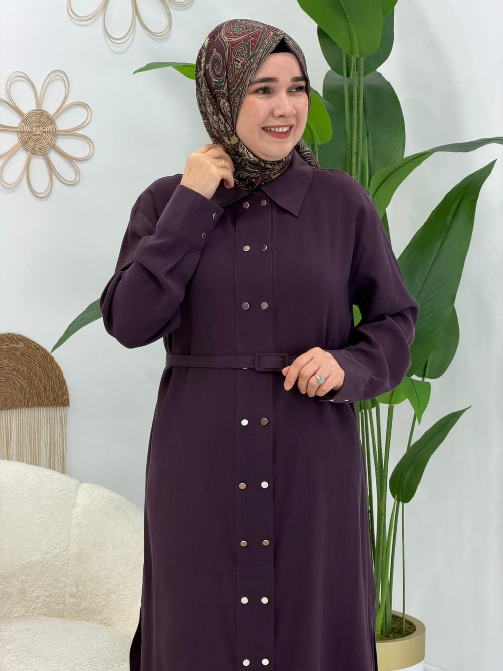 Mürdüm Tensel Tunik