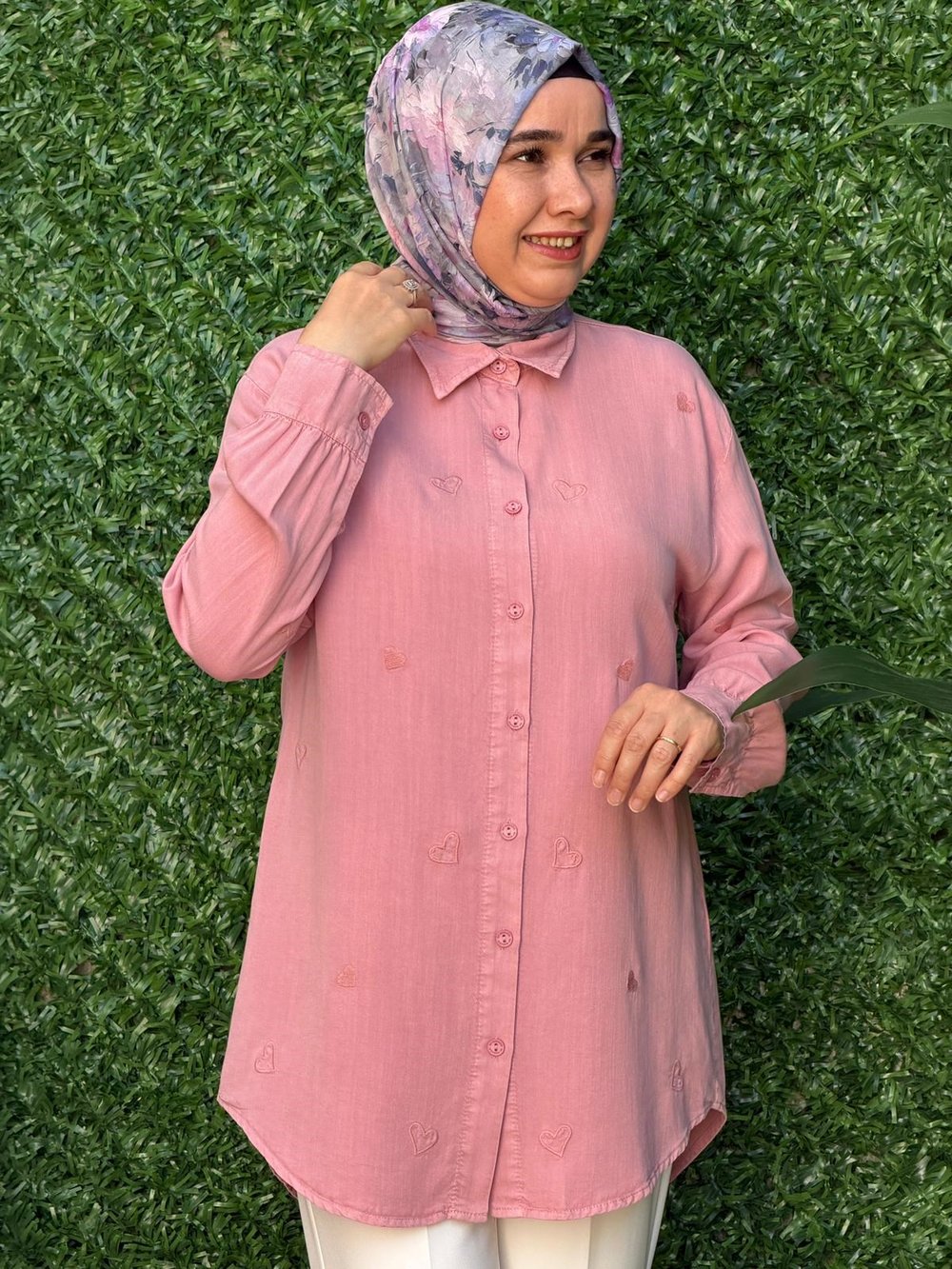 Pembe Kalpli Tunik