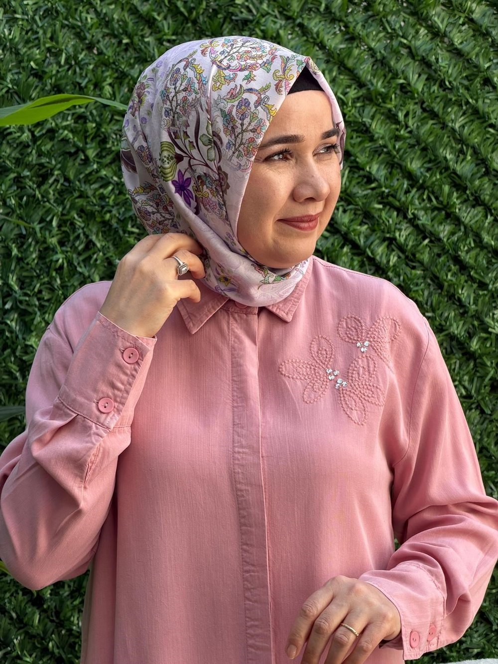 Pembe Tensel Tunik