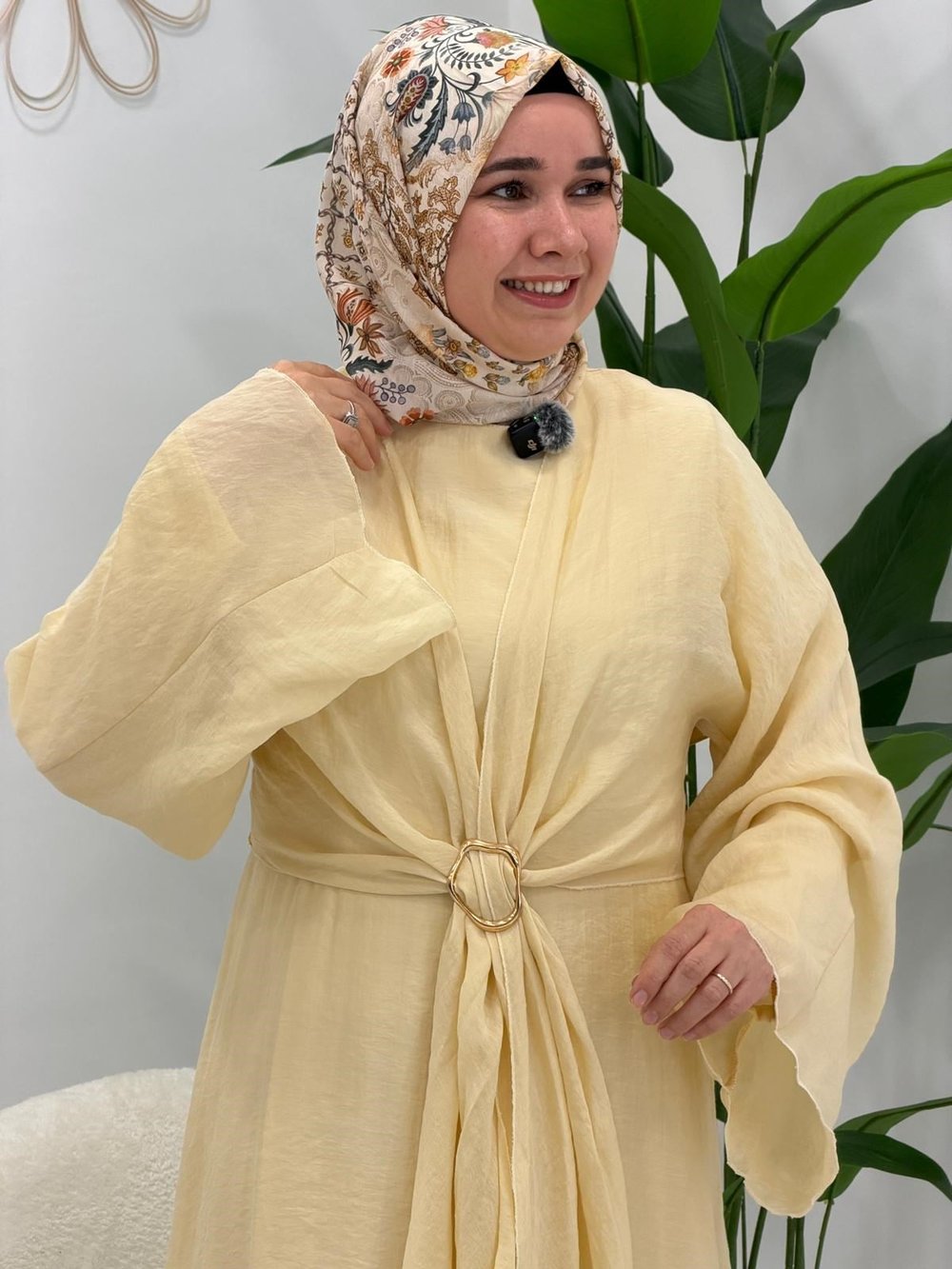 Sarı Bolero Detaylı Elbise
