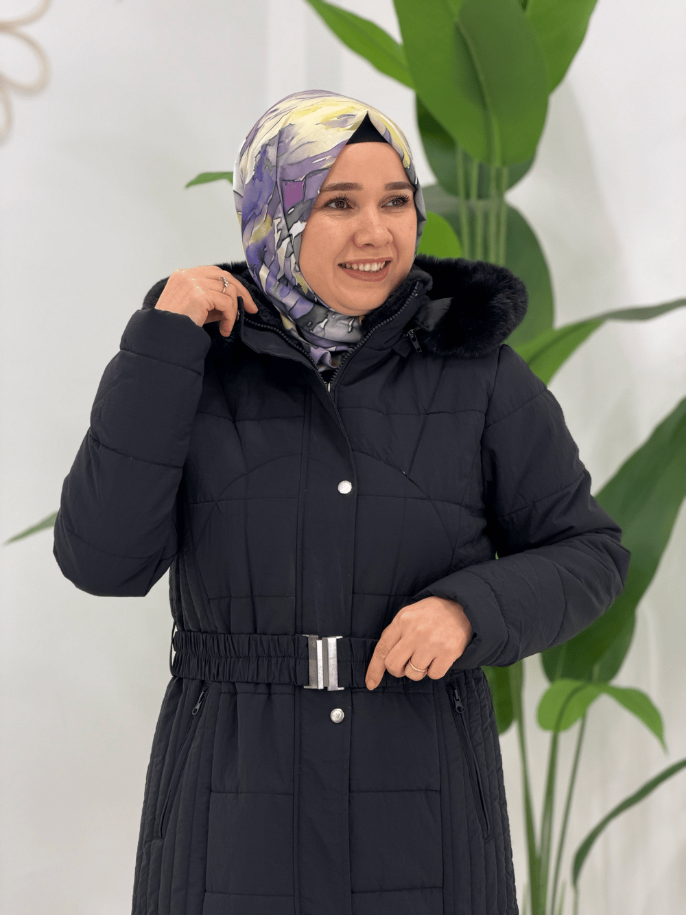Siyah Wınter Linea Kaban