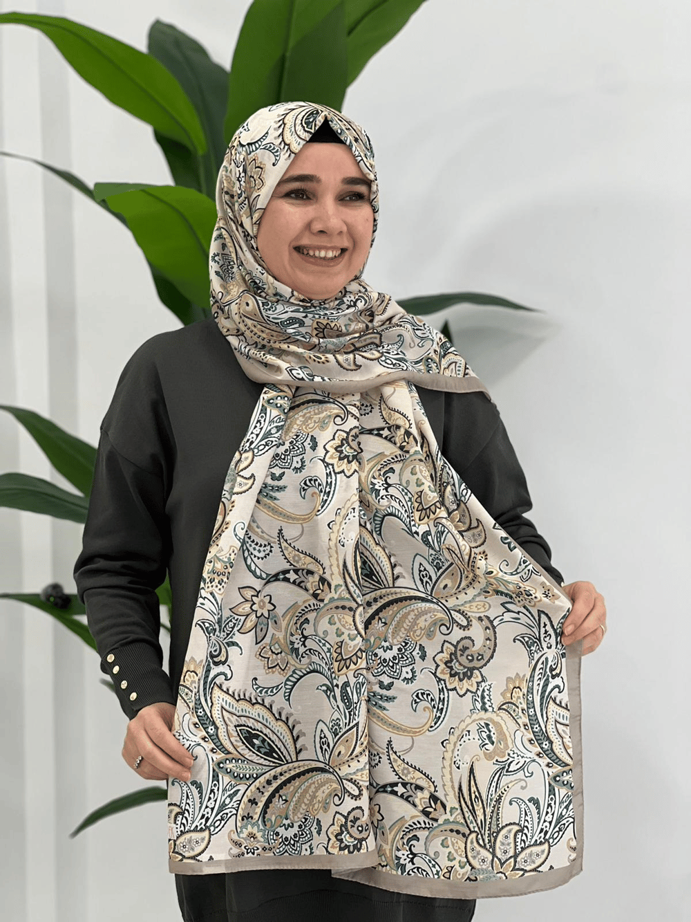 Taş Desenli Şal