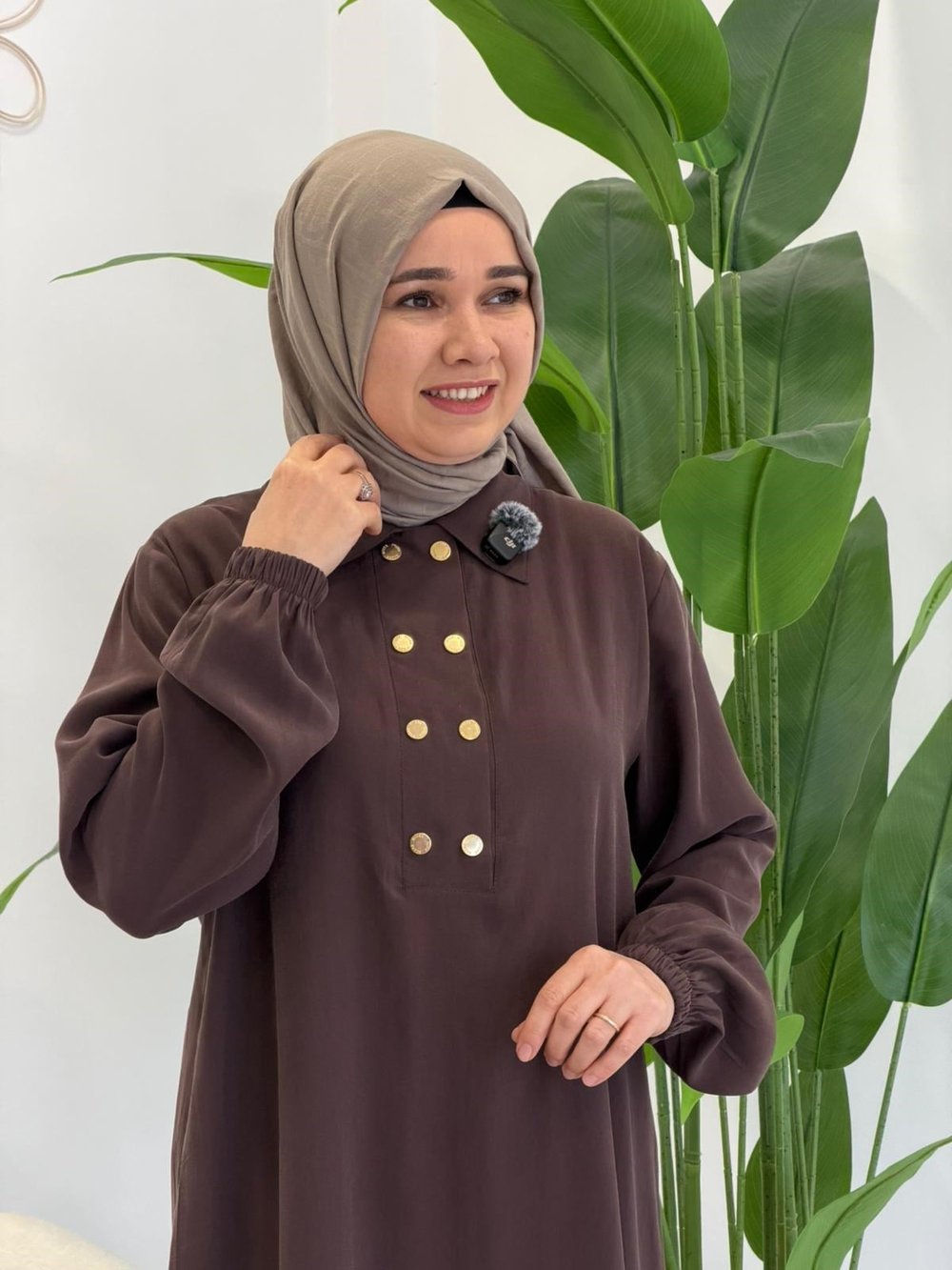 Kahve Yaka Patlı Takım