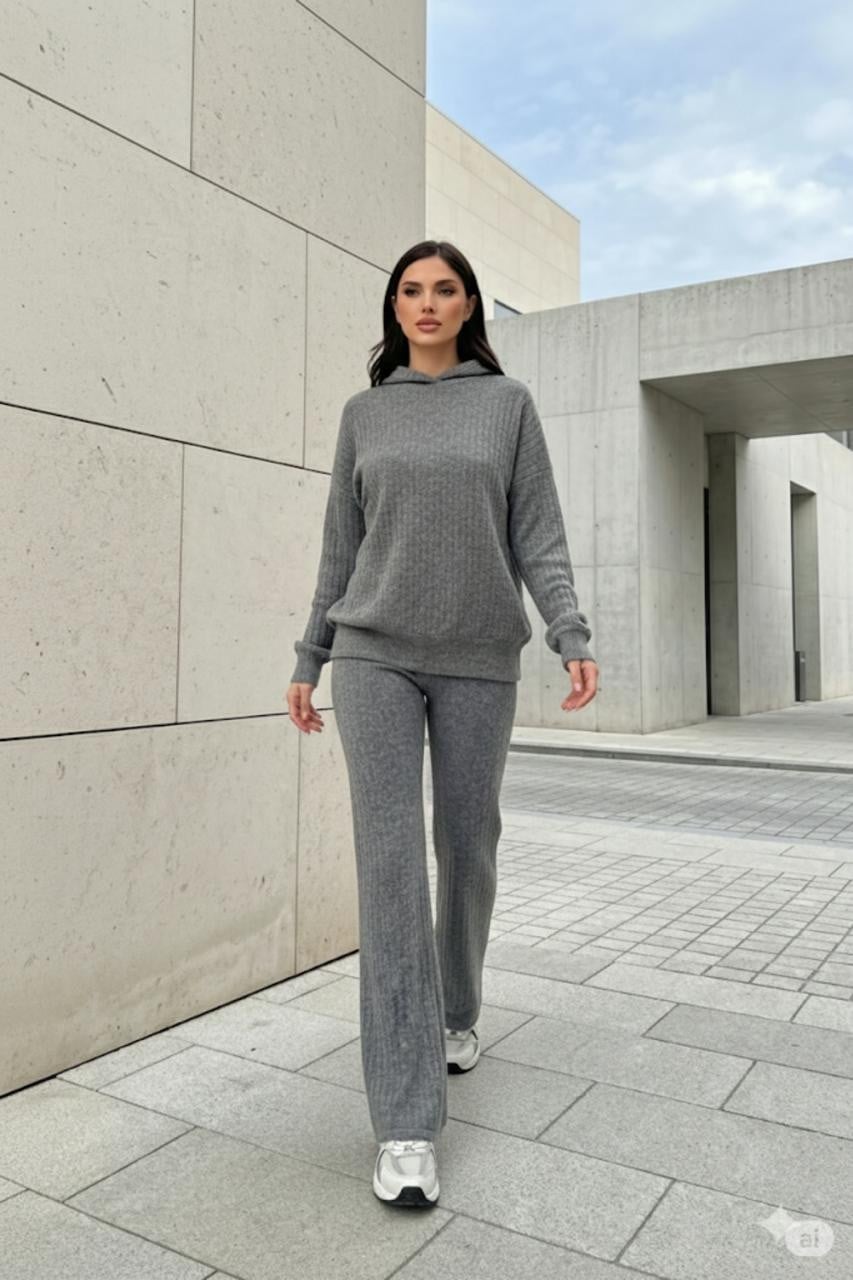 Kapüşonlu Sweat Takım