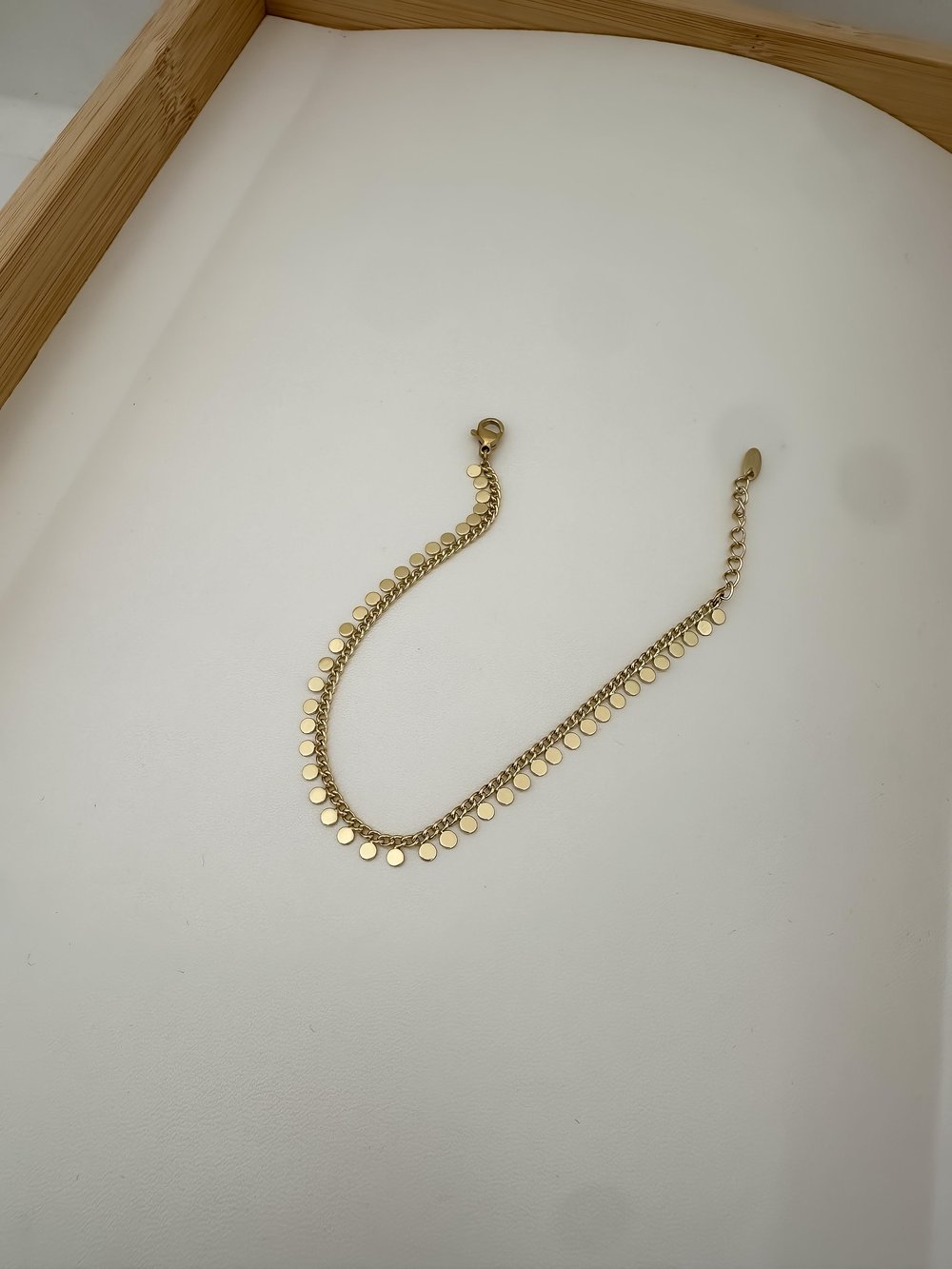 Özel Seri Daire Pul Plaka Sallantılı Bileklik ( 20 Cm )