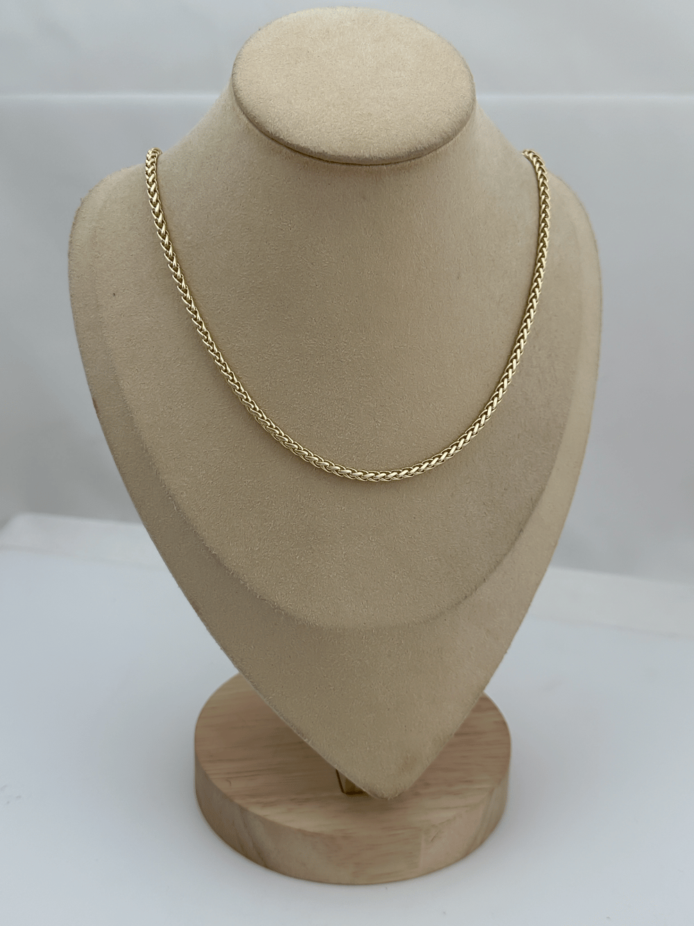 Özel Seri Gold İç İçe Geçmeli Zincir Detay Kolye (60cm)