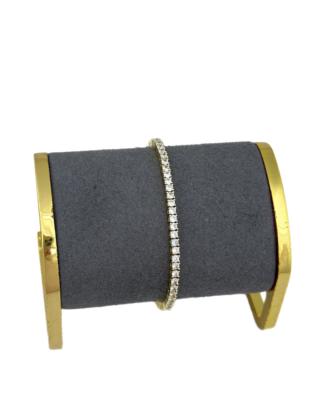 Özel Seri Gold Renk 2 mm Döküm Su Yolu Bileklik ( 18 Cm )