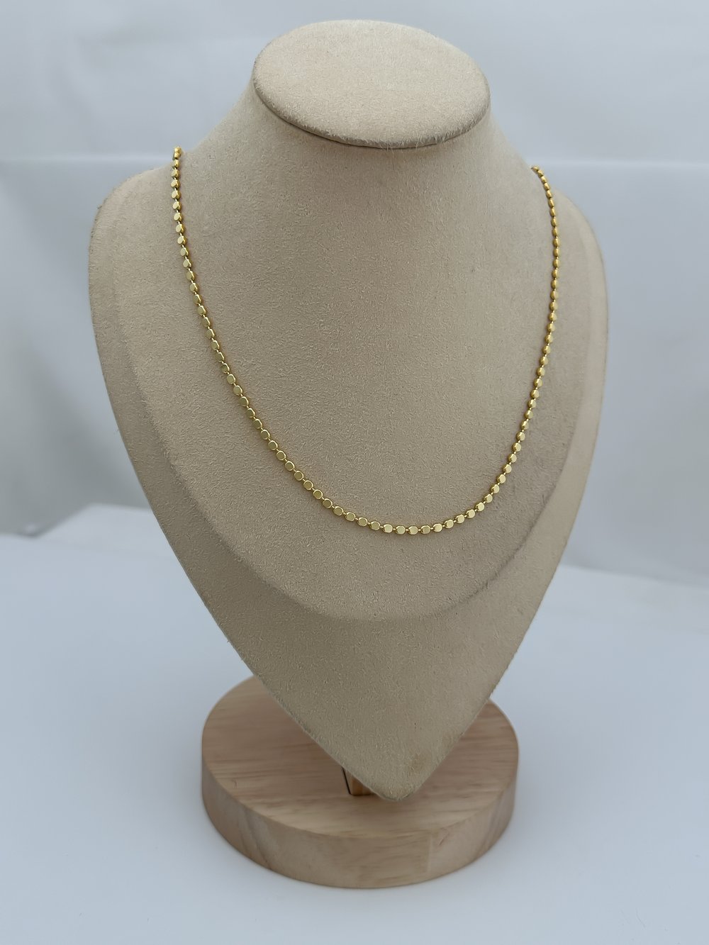 Özel Seri İnce Ezme Zincir Kolye (60 Cm)