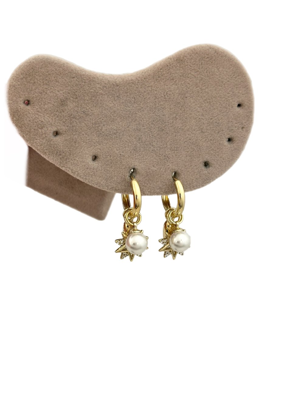 Özel Seri İnci Detay Halkada Çoklu Charm Küpe