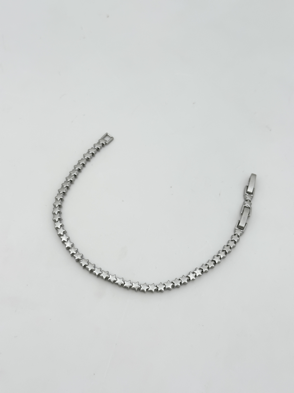Özel Seri Plaka Yıldız Figür Sıralı Bileklik ( 19 Cm )