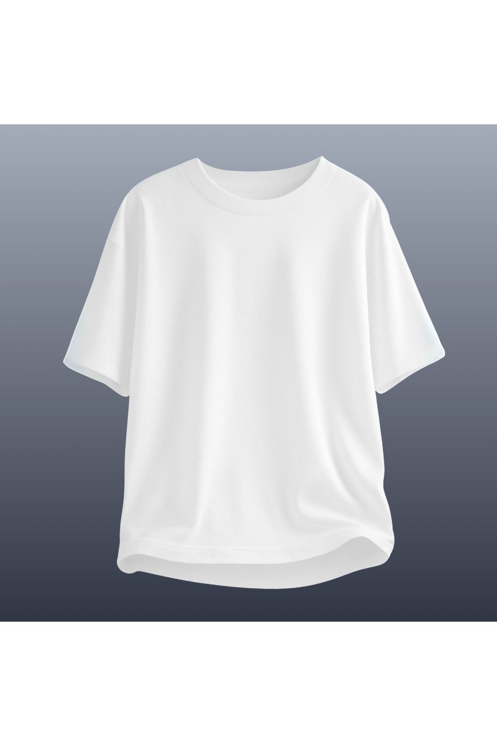 Beyaz Basic Oversize Rahat Kalıp T-Shirt