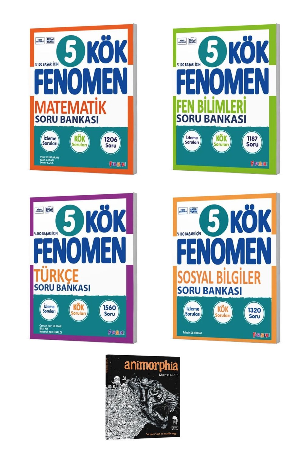2026 5. Sınıf KÖK Tüm Dersler Soru Bankası Seti (5 Kitap)