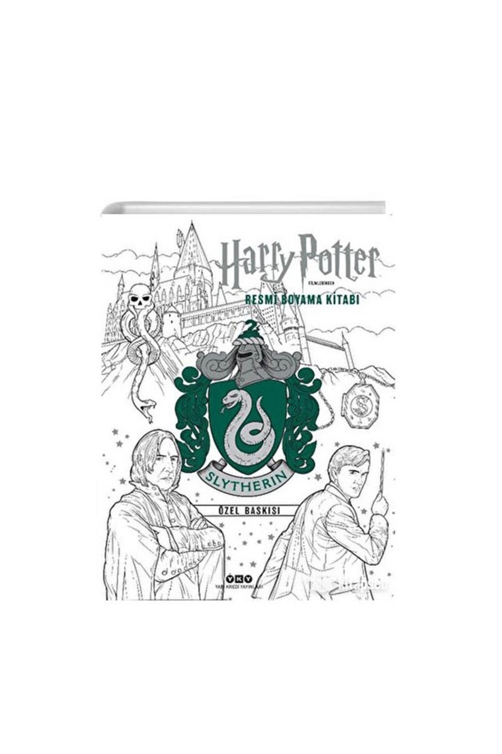 Harry Potter Filmlerinden Resmi Boyama Kitabı-slytherin (ÖZEL BASIM)