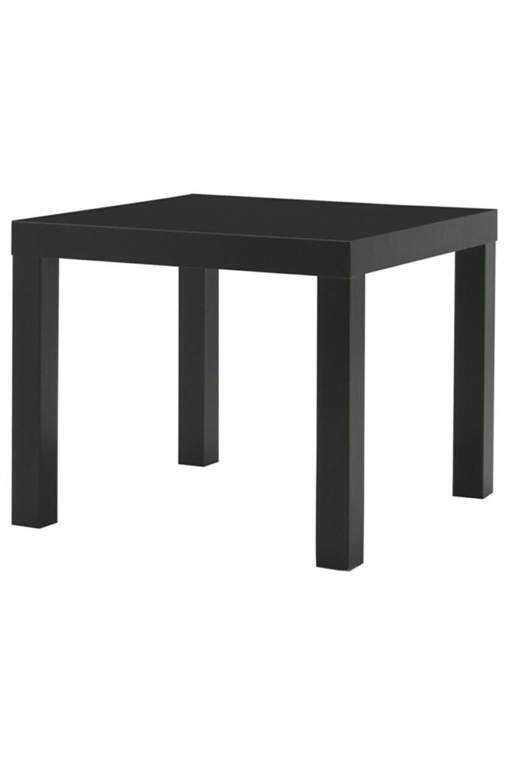 Lack Sehpa Siyah - Uzunluk 55 Cm, Genişlik 55 Cm, Yükseklik 45 Cm