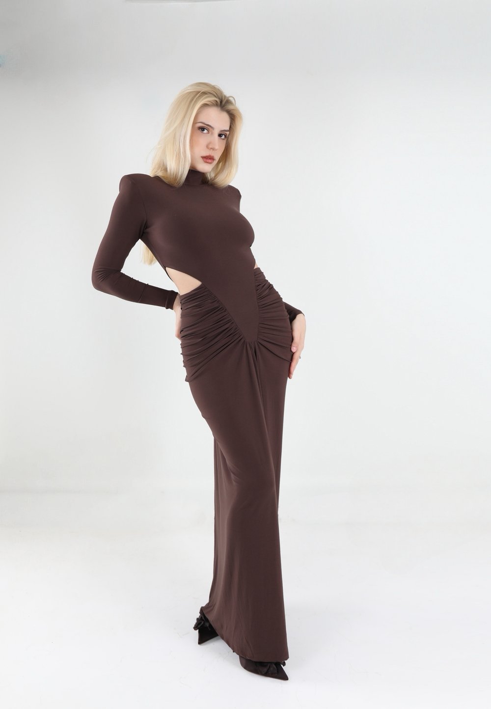 Cocoa Embrace Gown