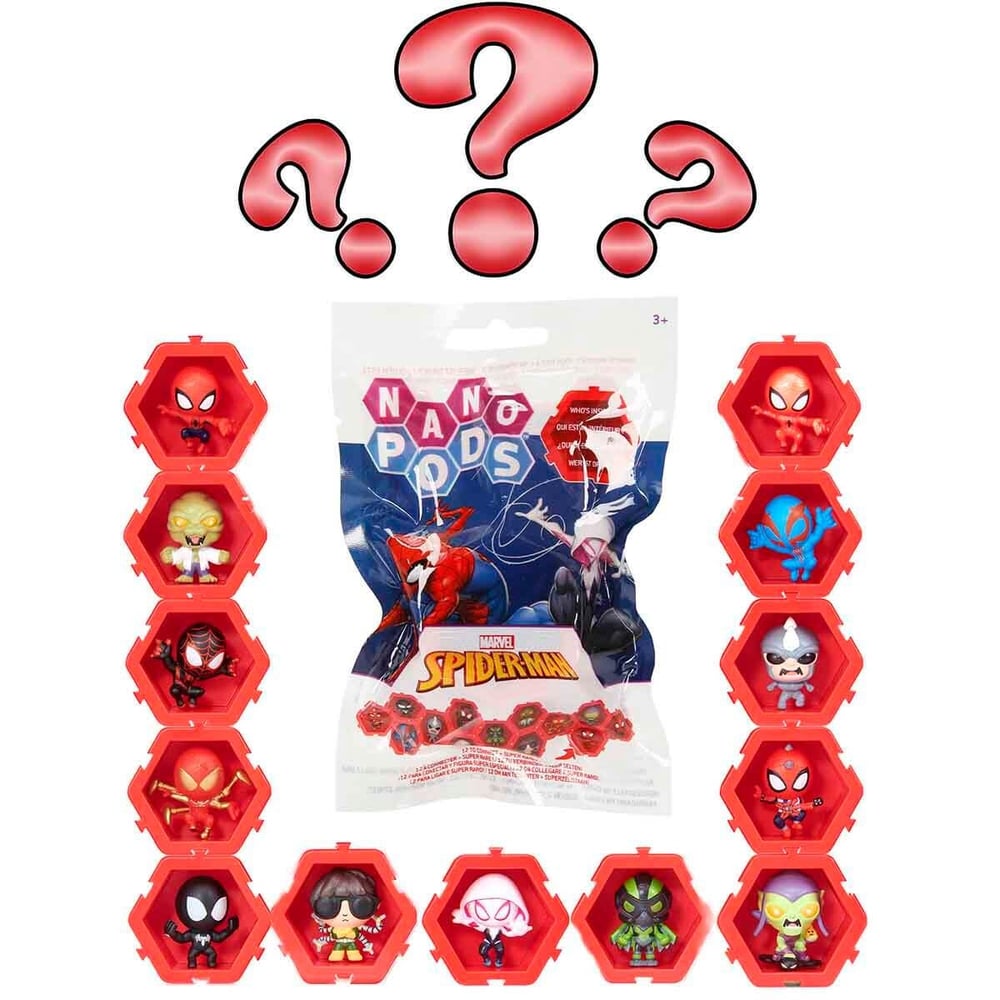  - SUN-WST-FİGÜR S.MAN NANO PODS SPIDER-VERSE SURPRİZ PAKET (SMAN) 24D. 5055394028531
