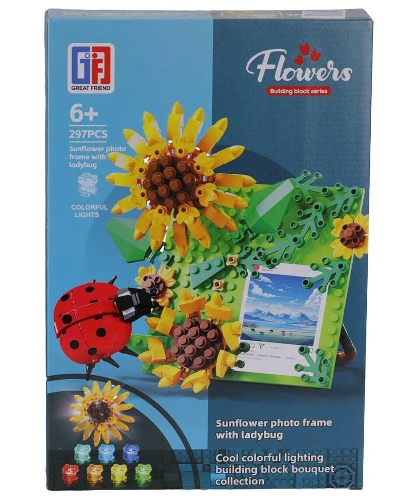 4 ASORTİ BUYUK ÇİÇEK LEGO