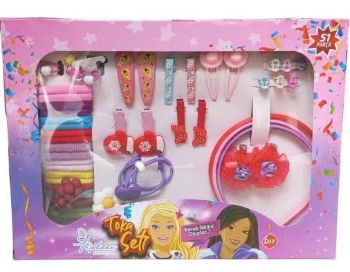 52 parça plastik takı seti 3210